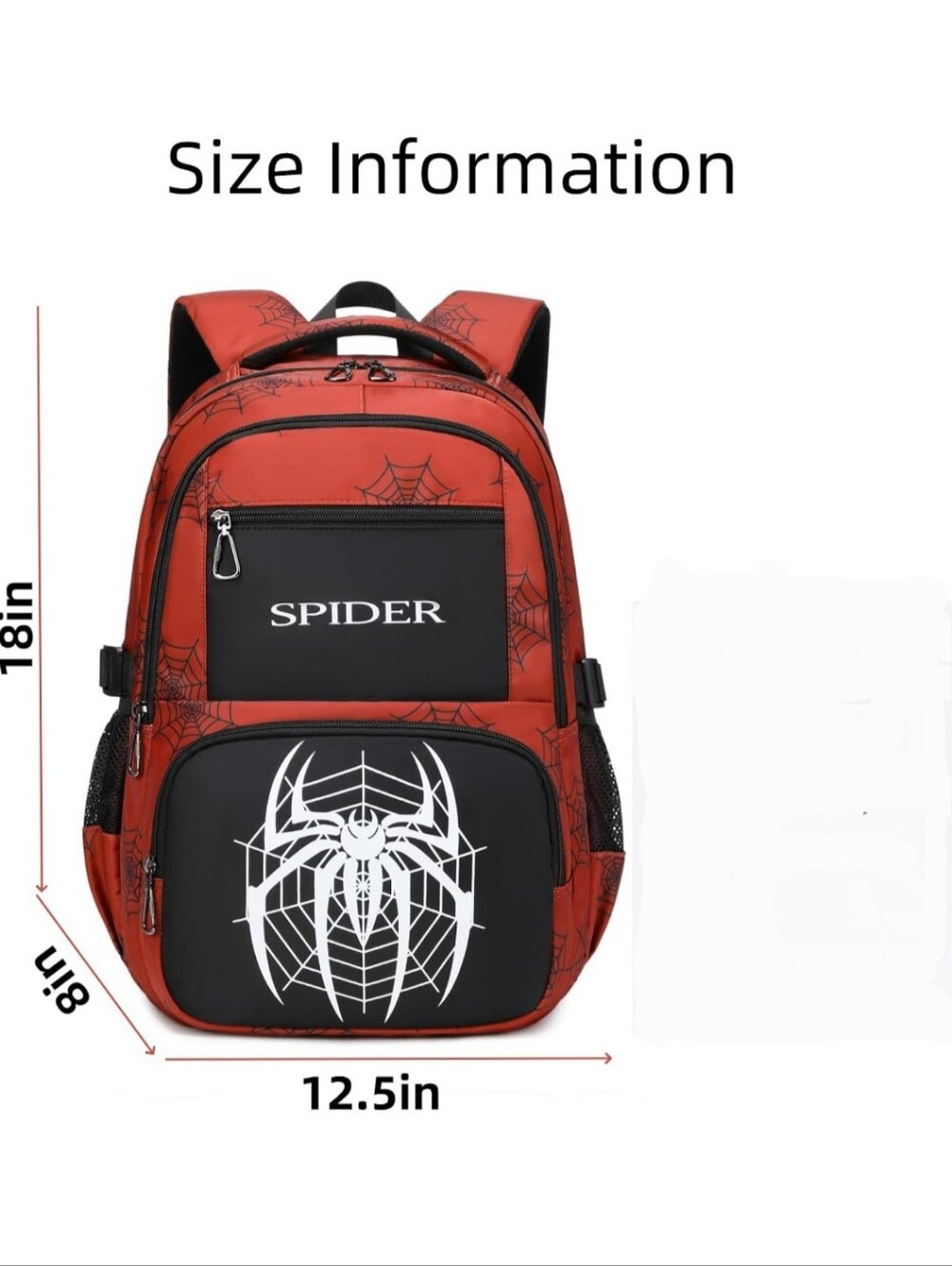 Spider In Web Backpack! - Picture 3 of 4